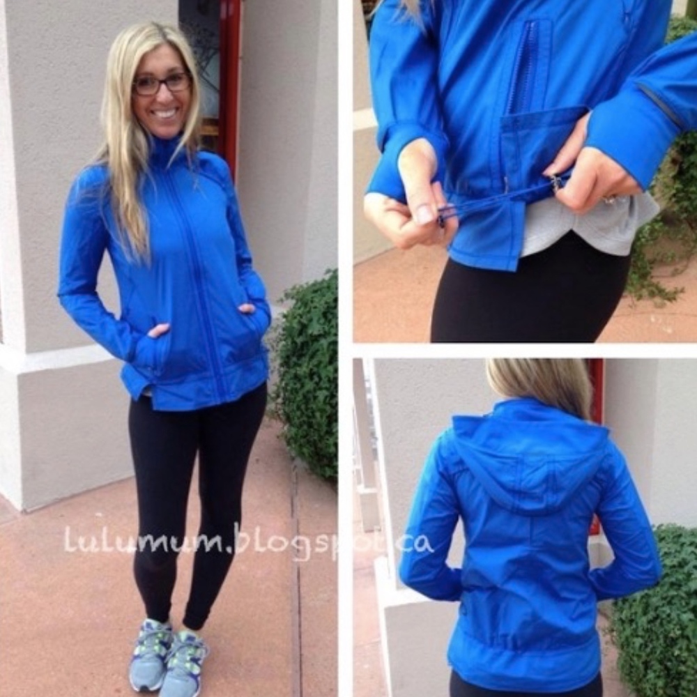 Lululemon Royal Blue Run Bandit Jacket EUC